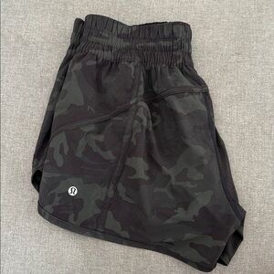 lululemon Track That Short Green Camo